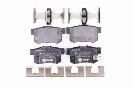 Тормозные колодки дисковые, комплект HELLA 8DB 355 015-611