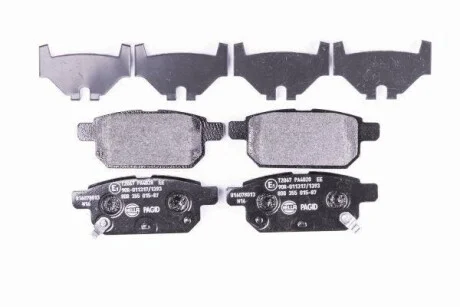 Тормозные колодки дисковые, комплект HELLA 8DB 355 015-871
