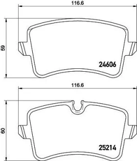 Тормозные колодки дисковые, комплект HELLA 8DB 355 016-061