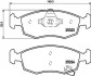 Тормозные колодки дисковые, комплект HELLA 8DB 355 016-231 (фото 2)