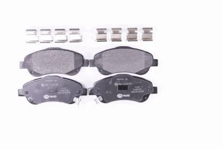 Тормозные колодки дисковые, комплект HELLA 8DB 355 017-321