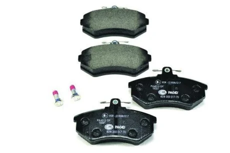 Тормозные колодки дисковые, комплект HELLA 8DB 355 017-701