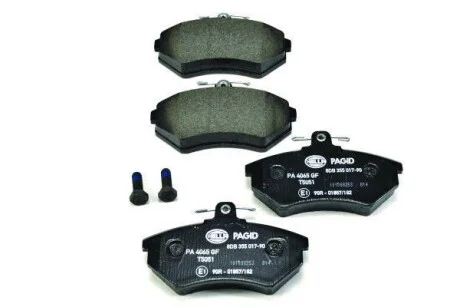 Тормозные колодки дисковые, комплект HELLA 8DB 355 017-901
