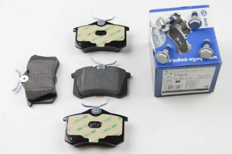 Тормозные колодки дисковые, комплект HELLA 8DB 355 018-111
