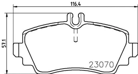 Тормозные колодки дисковые, комплект HELLA 8DB 355 018-281