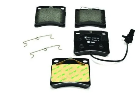 Тормозные колодки дисковые, комплект HELLA 8DB 355 018-521