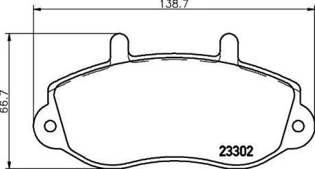 Тормозные колодки дисковые, комплект HELLA 8DB 355 019-321
