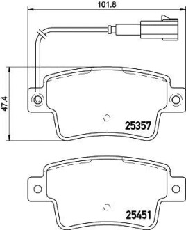 Тормозные колодки дисковые, комплект HELLA 8DB 355 019-801