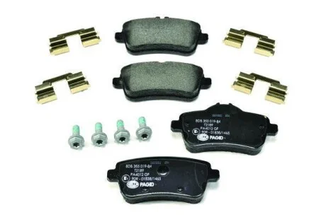 Тормозные колодки дисковые, комплект HELLA 8DB 355 019-841