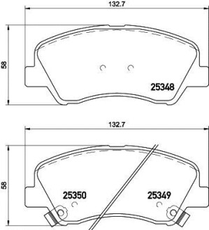 Тормозные колодки дисковые, комплект HELLA 8DB 355 020-231