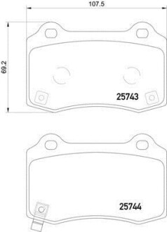 Тормозные колодки дисковые, комплект HELLA 8DB 355 021-251