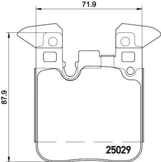 Тормозные колодки дисковые, комплект HELLA 8DB 355 021-341