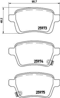 Тормозные колодки дисковые, комплект HELLA 8DB 355 021-441