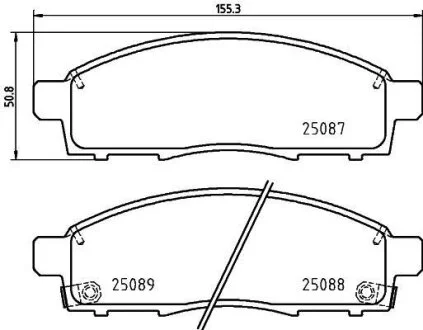 Тормозные колодки дисковые, комплект HELLA 8DB 355 023-401