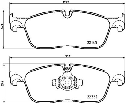 Тормозные колодки дисковые, комплект HELLA 8DB 355 024-741