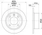 Диск тормозной HELLA 8DD 355 103-011 (фото 1)
