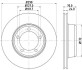 Диск тормозной HELLA 8DD 355 103-161 (фото 1)