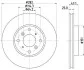 Диск тормозной HELLA 8DD 355 108-131 (фото 1)