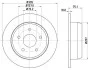 Диск тормозной HELLA 8DD 355 108-611 (фото 1)