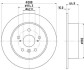 Диск тормозной HELLA 8DD 355 109-051 (фото 1)