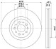 Диск тормозной HELLA 8DD 355 109-131 (фото 1)