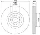 Диск тормозной HELLA 8DD 355 109-131 (фото 1)