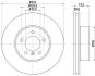 Диск тормозной HELLA 8DD 355 109-921 (фото 1)