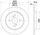 Тормозной диск задний невентилируемый HELLA 8DD 355 113-601 (фото 1)