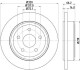 Диск тормозной HELLA 8DD 355 115-501 (фото 1)