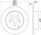 Диск тормозной HELLA 8DD 355 116-811 (фото 1)