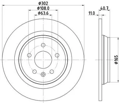 Диск тормозной HELLA 8DD 355 120-371