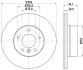 Тормозной диск задний вентилируемый HELLA 8DD 355 120-901 (фото 1)