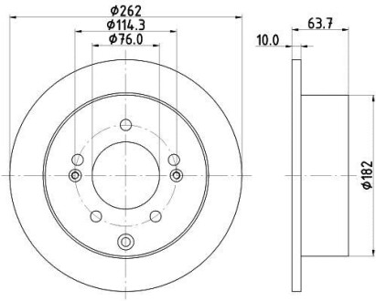 Тормозной диск HELLA 8DD 355 125-301