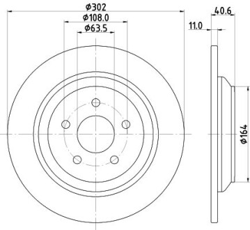 Диск тормозной HELLA 8DD 355 126-571