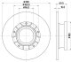 Диск тормозной HELLA 8DD 355 126-591 (фото 1)