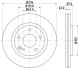 Диск тормозной HELLA 8DD 355 127-491 (фото 1)