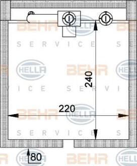 Испаритель HELLA 8FV 351 211-071