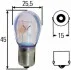 Лампа розжарювання STANDARD P21W 12V 21W BA 15s HELLA 8GA002073121
