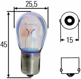 Лампа накаливания P21W 24V 21W HELLA 8GA 002 073-251