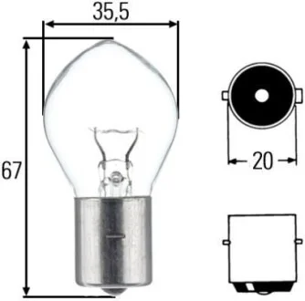 Лампа накаливания F2 12V 35W HELLA 8GA 002 083-131