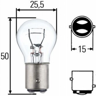 Лампа накаливания P21/5W 24V 21/5W HELLA 8GD 002 078-011