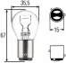 Лампа накаливания P21/4W 12V 21/4W HELLA 8GD 004 772-123 (фото 1)