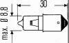 Лампа накаливания H5W 12V 5W HELLA 8GH 002 473-151 (фото 2)