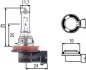 Лампа накаливания HEAVY DUTY H11 24V 70W PGJ19-2 HELLA 8GH008358241 (фото 1)