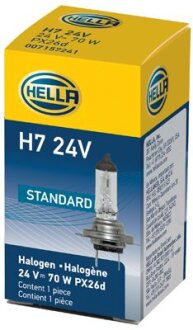 Лампа галогенная 24В H7 70Вт HELLA 8GH 178 555-251