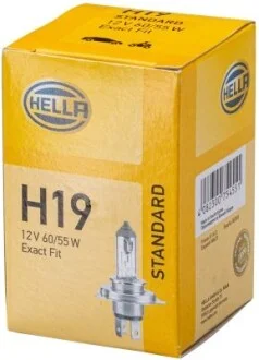 Лампа галогенная 12В H19 60/55Вт HELLA 8GJ 235 698-101