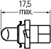 Лампочка накаливания BAX 12V 2W HELLA 8GS 006 677-121 (фото 2)
