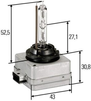 Лампа ксеноновая D1S 85V 35W HELLA 8GS 009 028-621