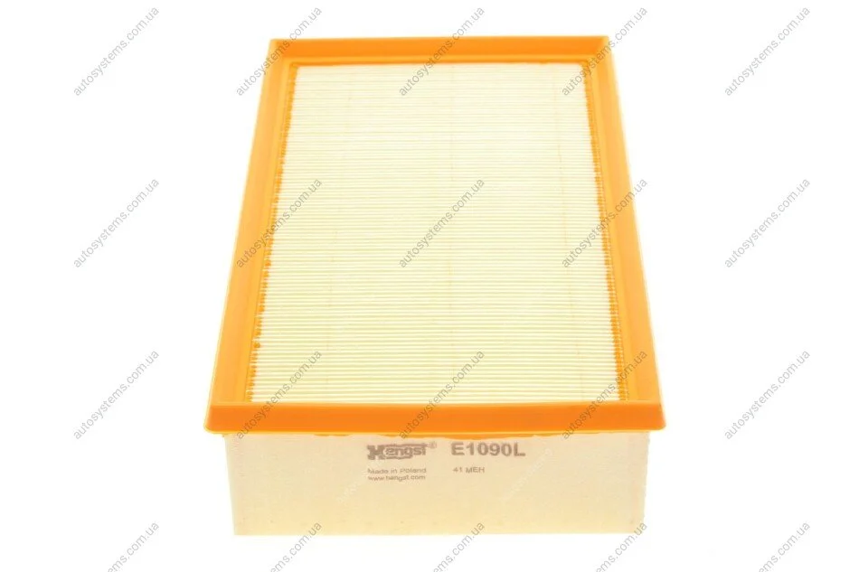 Фільтр повітряний Audi A3/Q2/Q3/TT/Skoda Octavia/SuperB/VW Golf/Passat/Tiguan 1.6-2.0TDI 12- HENGST FILTER E1090L (фото 1)