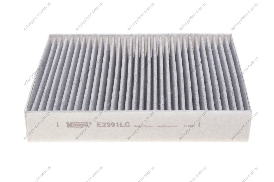 Фільтр салону BMW 1 (F20/F21) 11-/3 (F30/F31/F80) 11-18/4 (F32/F33/F36/F82) 13- (вугільний) HENGST FILTER E2991LC (фото 1)